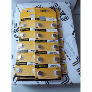 Pin AG3 Dùng Cho Đèn Pin Mini - Vĩ 10 Viên