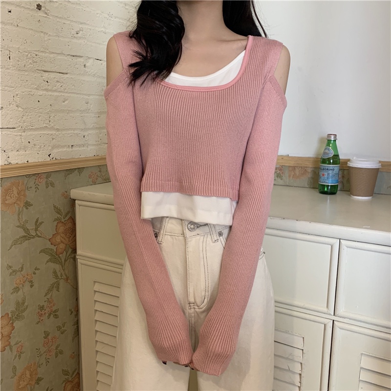 NRVP Áo Sweater Dài Tay Phong Cách Hàn Quốc Sành Điệu Dành Cho Nữ