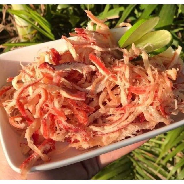 Mực Xé Sợi Hấp Nước Dừa