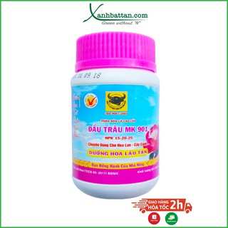 Phân bón đầu trâu MK 901 Dưỡng hoa lâu tàn cho phong lan 100 gram