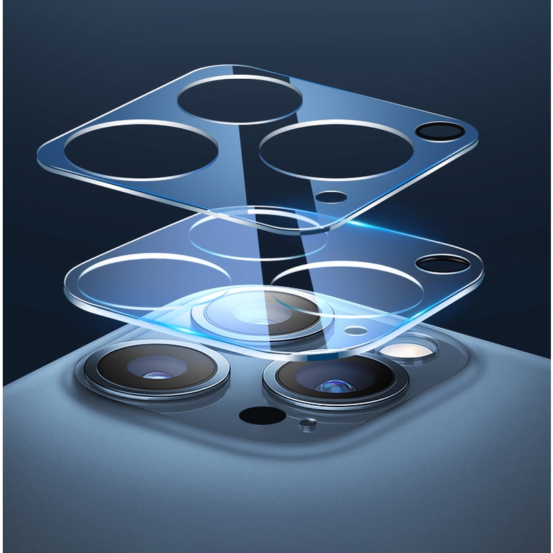 Kính cường lực 3d trong suốt HD bảo vệ camera che phủ toàn diện thích hợp cho iPhone13 Mini Pro Max