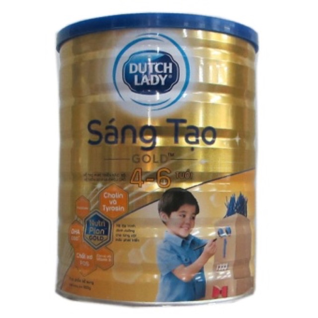 Sữa bột dutch lady sáng tạo gold 900g