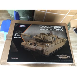 Đồ chơi lắp ráp Xe Tank Challenger 2 của Anh - XingBao XB 06033