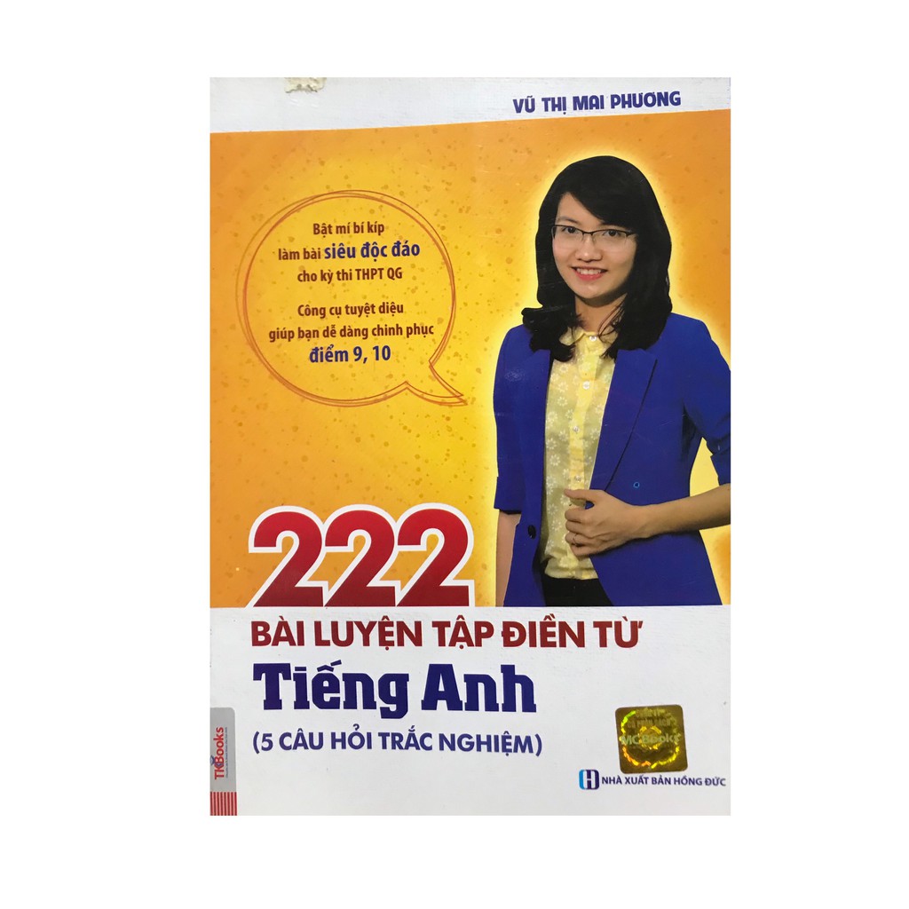 Sách-222 Bài Luyện Tập Điền Từ Tiếng Anh (5 câu hỏi trắc nghiệm)