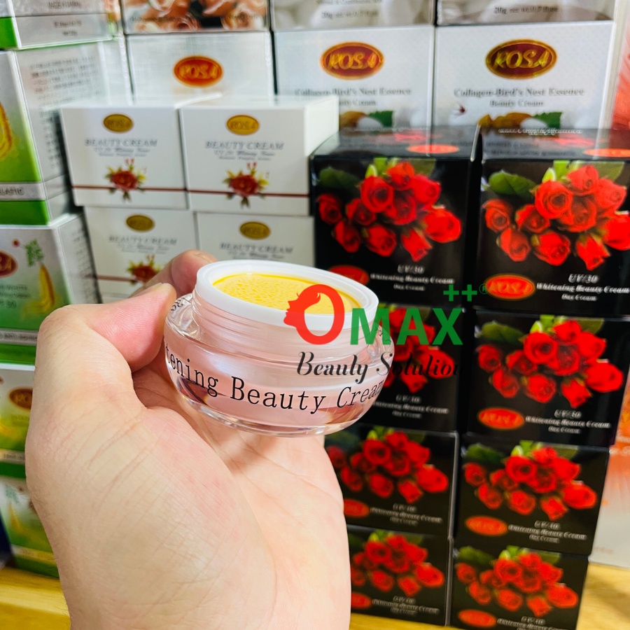 KEM ROSA HOA HỒNG ĐEN UV/30 - WHITENING BEAUTY CREAM 15G