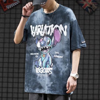 Áo Thun Nam In Hình Con Stitch Độc Đáo Thời Trang Đường Phố ZENKODLMENAO TOP NAM 90000182