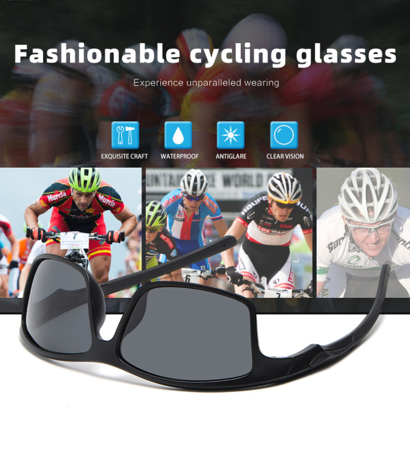 #Ready Stock# 2021 new cycling glasses color temples outdoor polarized sunglasses ZARAN