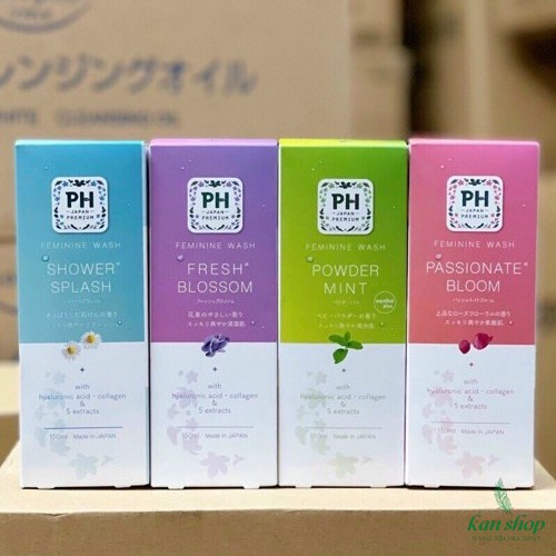 [Mẫu mới] Dung dịch vệ sinh phụ nữ PH Care Premium Shower Splash hương hoa cúc 150ml - 4582372213333 Kanshop hàng Nhật