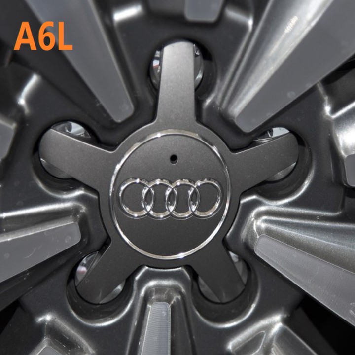 Biểu tượng Logo Audi chụp mâm, đường kính 135mm A6Q5135/Dùng cho các loại xe: A6 A6L A4 A4L A5 A7 S5 Q3 Q5 RS