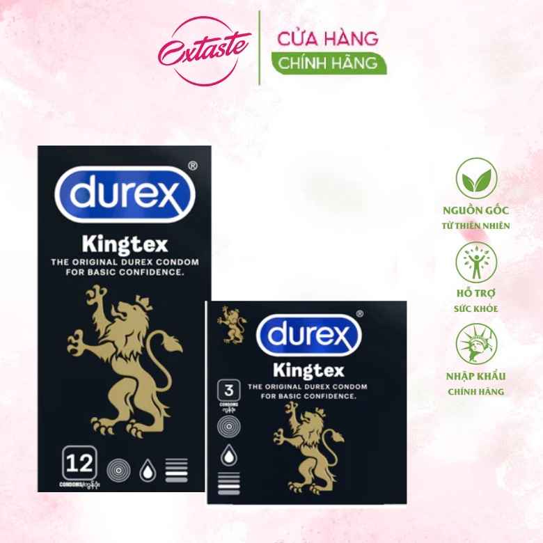 Bao cao su Durex Kingtex Extaste