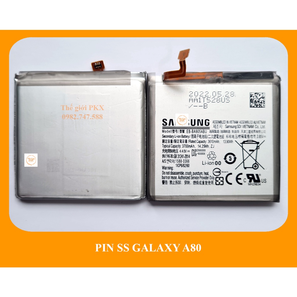 Pin Samsung A80 zin hãng - PIN NHẬP KHẨU