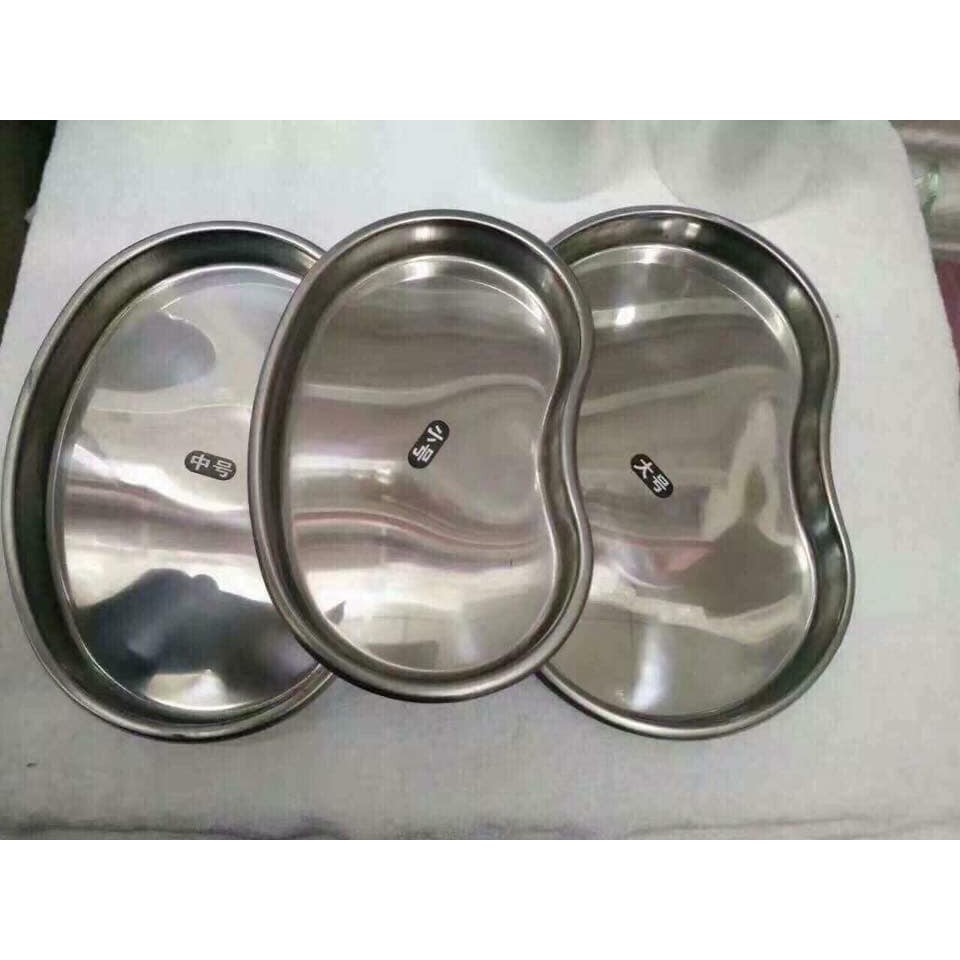 Khay hạt đậu inox đựng dụng cụ spa