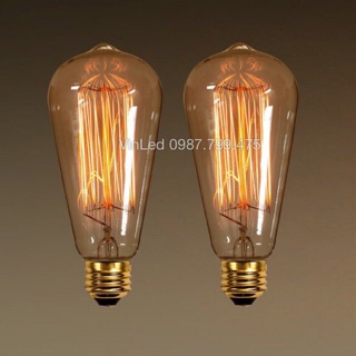 Bóng đèn Led Trang trí Nghệ thuật edison ST 64 - Ánh sáng vàng 4W