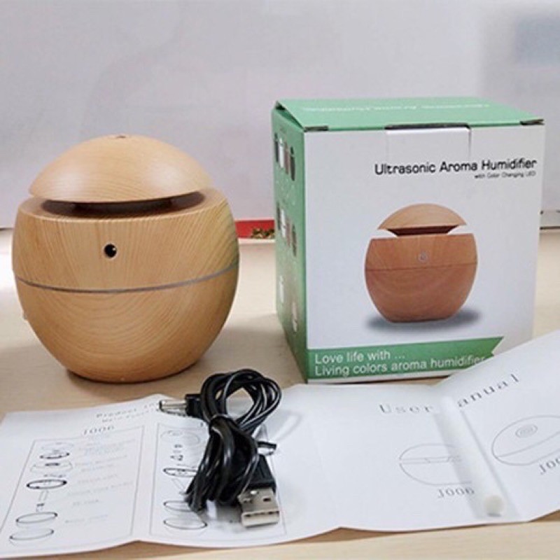 Đèn xông tinh dầu ⚡ Giá sỉ ⚡ Máy phun sương tạo ẩm, vân gỗ