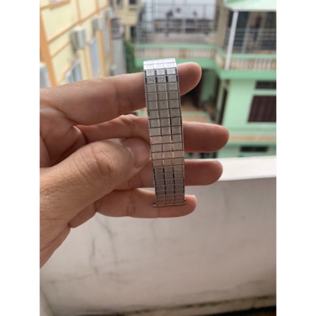 Dây đồng hồ chun inox size 16