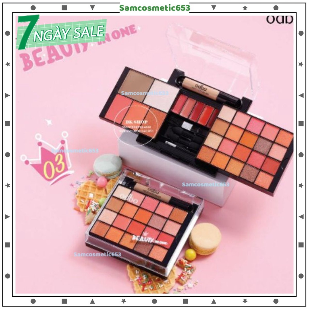 [6 Công Dụng] Set Trang Điểm ODBO BEAUTY IN ONE OD1006 (Mẫu Mới)