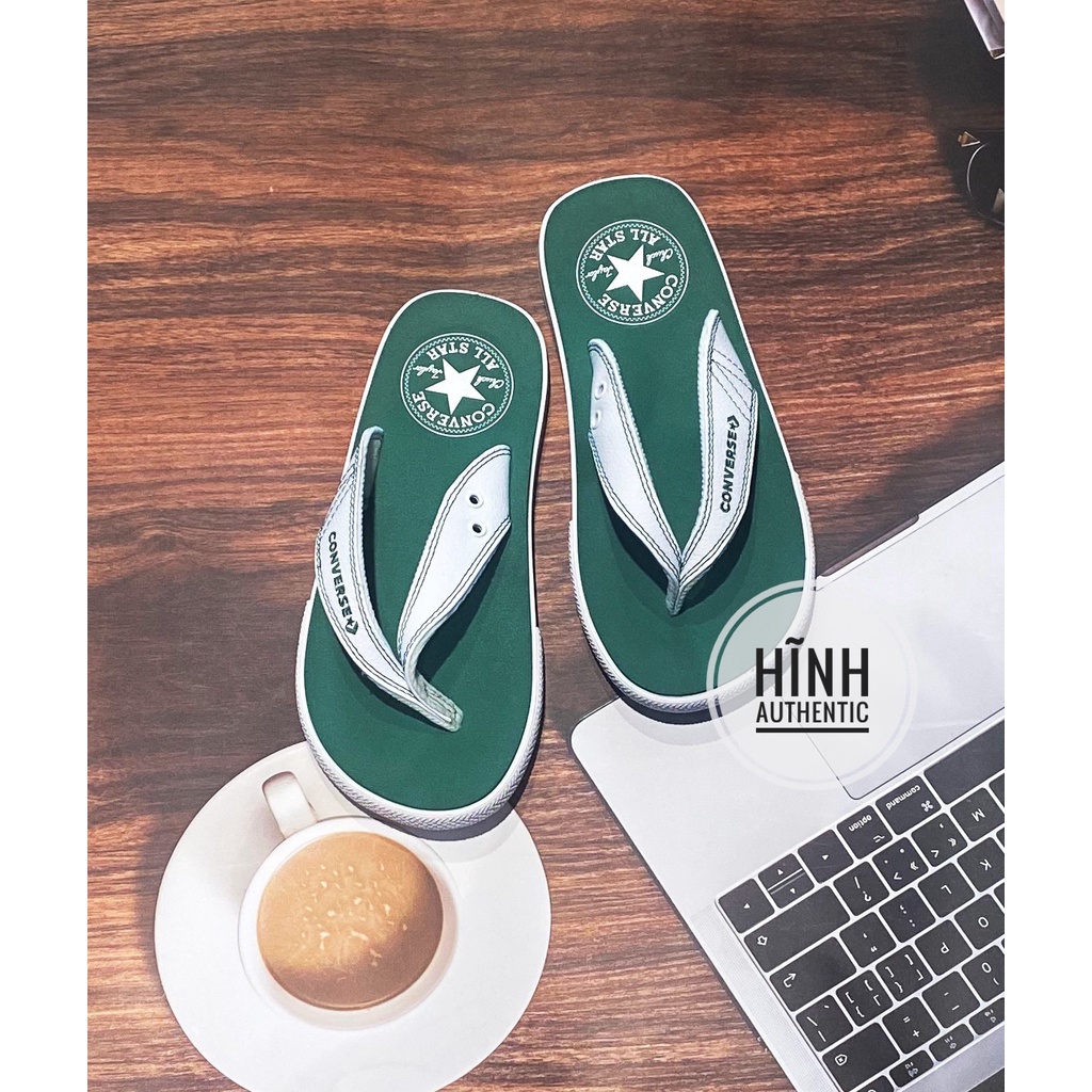 Dép Converse xanh quai trắng chính hãng
