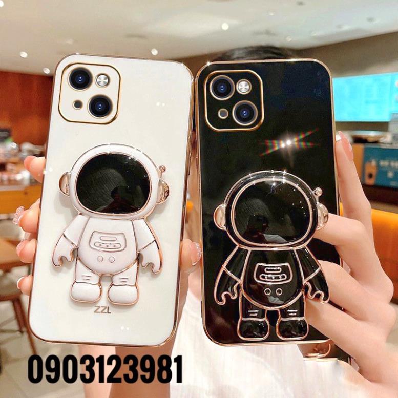 Ốp Lưng Phi Hành Gia kèm Giá Đỡ Điện Thoại cho 7plus/8plus/X/Xsmax/11/pro/promax/12/pro/promax/13/pro/promax