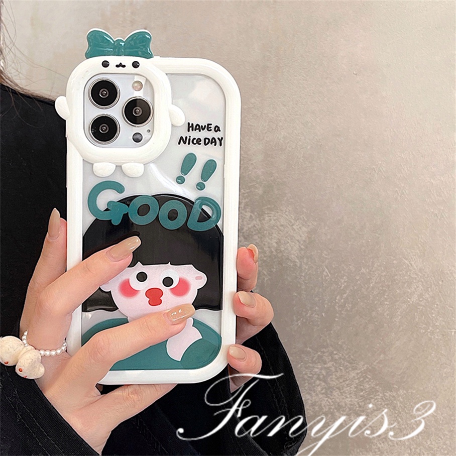 Ốp Điện Thoại Mềm Trong Suốt In Hình Cô Gái Quái Vật Cho iPhone 14 13 12 11 Pro Max X XR Xs Max 8 7 6 6s Plus SE 2020