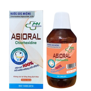 Nước súc miệng ASIORAL CHLORHEXIDINE - 300ml (Hàng chính hãng)