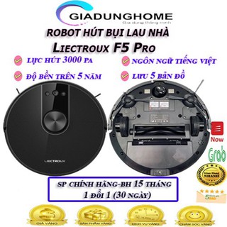 Robot hút bụi liectroux f5 pro máy hút bụi lau nhà tự động sạc thông minh f5pro lưu 5 bản đồ .