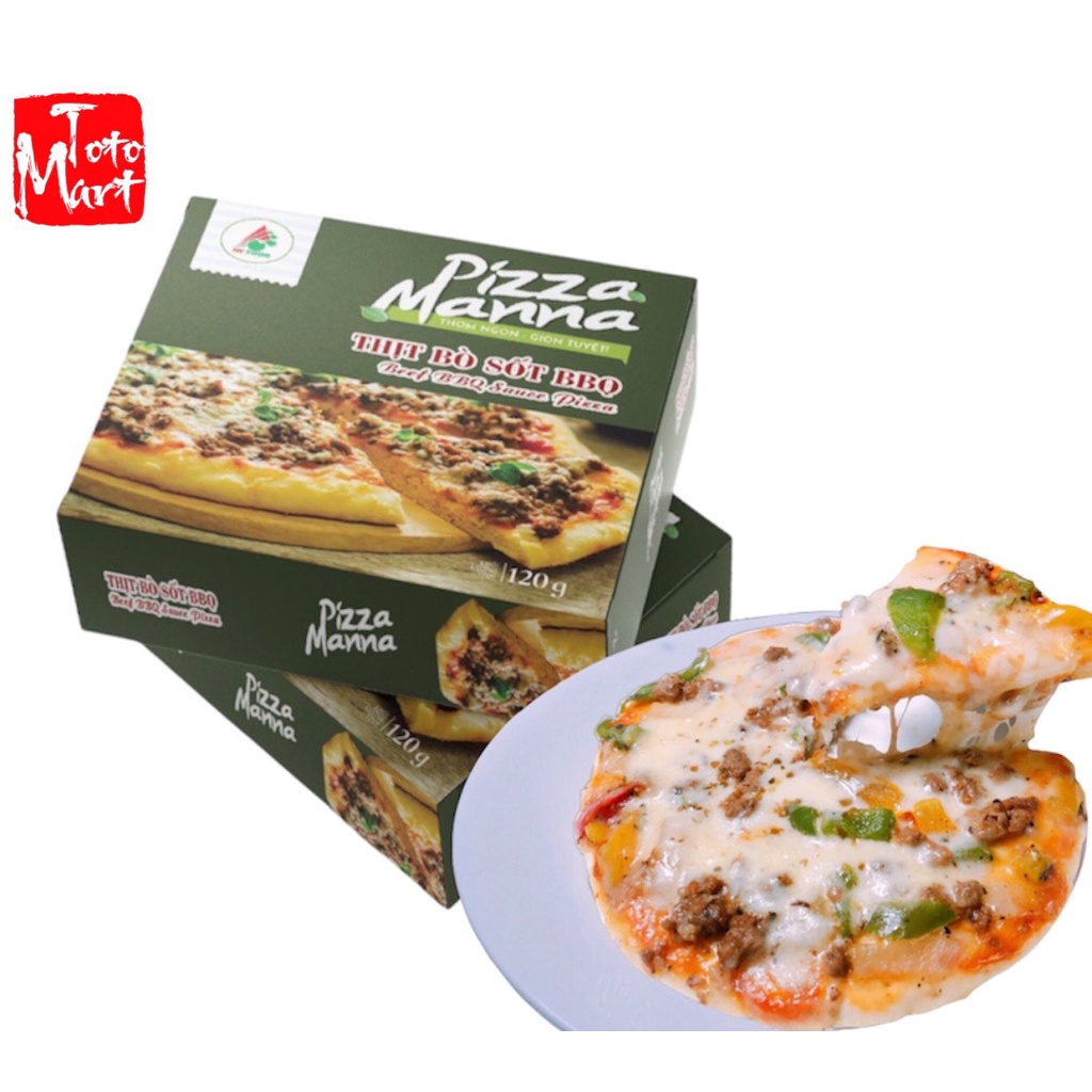 Pizza Manna - 5 vị béo thơm chuẩn vị (120g) chính hãng