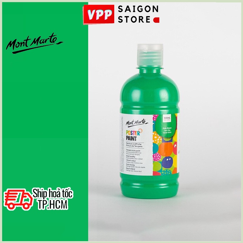 Màu Nước Poster Paint Mont Marte 500ml - Pale Green - MPST0022