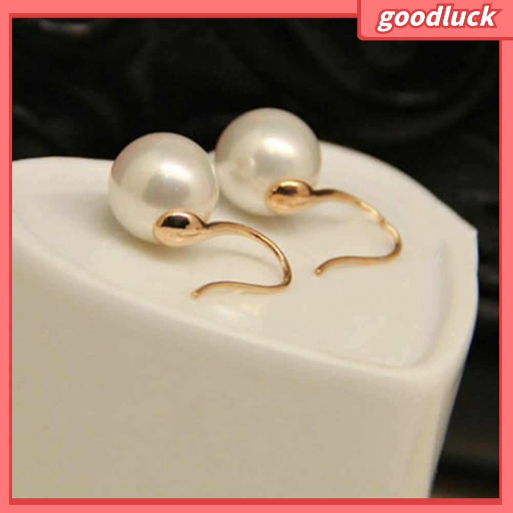 Khuyên Tai Móc Đính Ngọc Trai Giả Thời Trang Cho Nữ