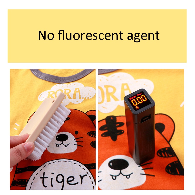 Bộ Quần Áo 100% Cotton Ngắn Tay Họa Tiết Hoạt Hình Thời Trang Mùa Hè Hàn Quốc Dành Cho Trẻ
