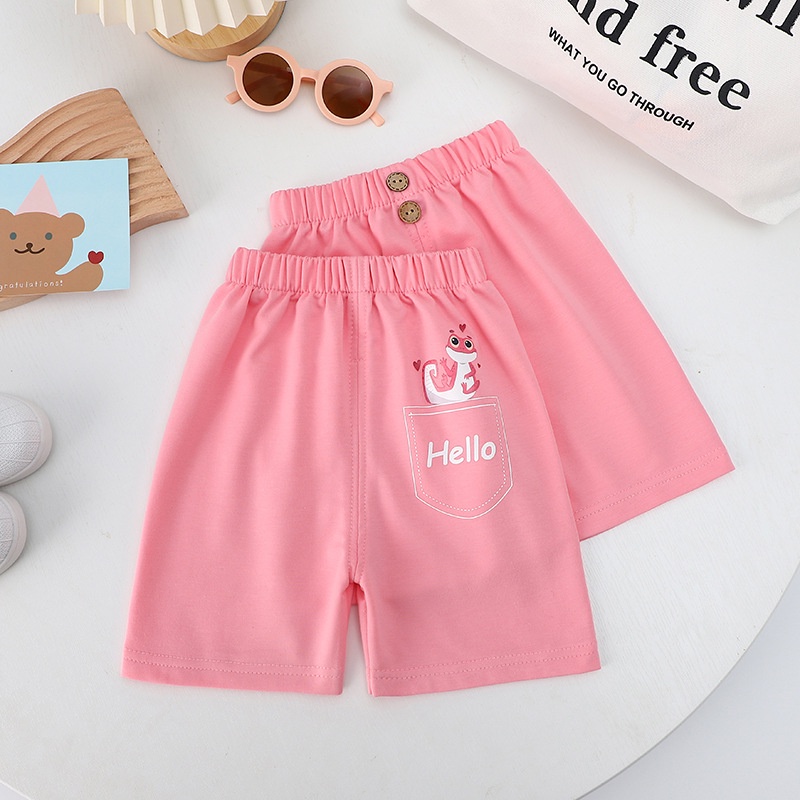 Quần Short Cotton Dáng Rộng Thoáng Khí In Họa Tiết Hoạt Hình Thời Trang Mùa Hè Cho Bé 2022