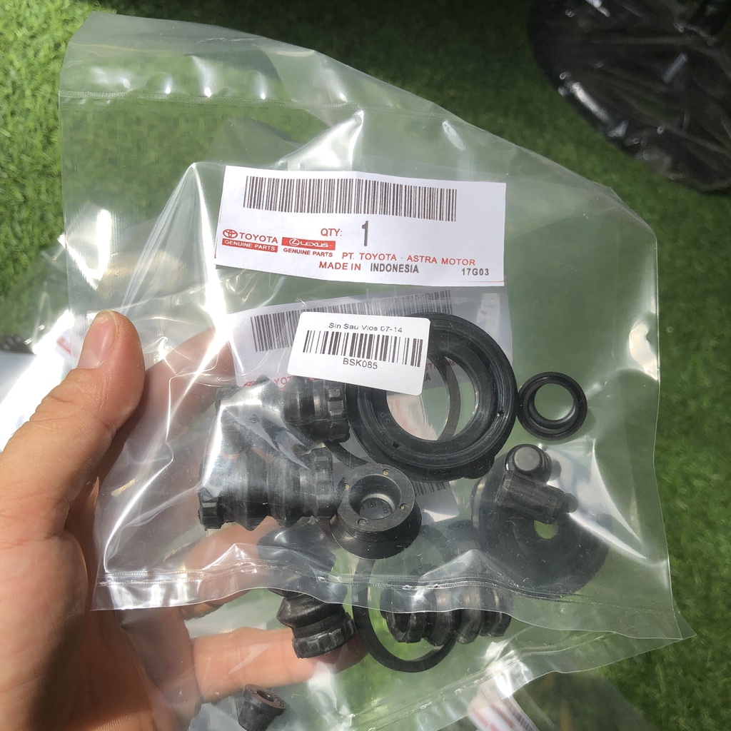 BỘ SIN CHỤP BỤI THẮNG ĐĨA TRƯỚC SAU TOYOTA VIOS 2008-2021