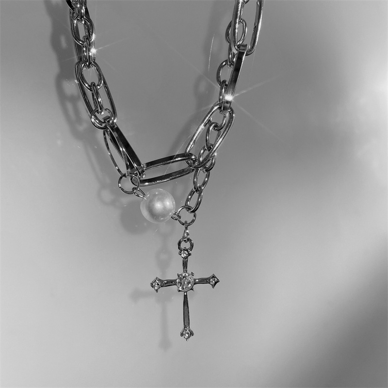 iF YOU Vòng cổ   mạ bạc mặt bướm/ trái tim phong cách Hàn Quốc thời trang cho nữ