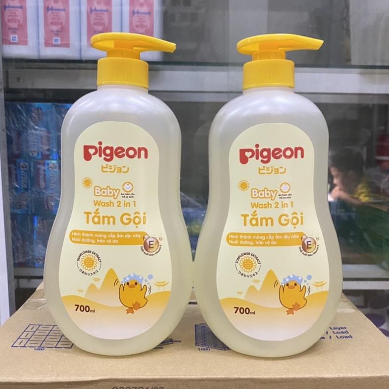 Tắm Gội Pigeon Hoa Hướng Dương 700Ml (Mẫu Mới)