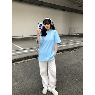 Áo thun unisex cổ tròn vải cotton co giãn thoáng mát basic thêu logo Vicolas - V VICOLAS BASIC TEE