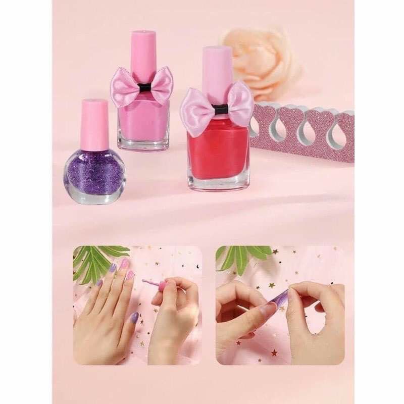 Bộ Đồ Chơi Trang Điểm & Nail Dành Cho Bé Gái