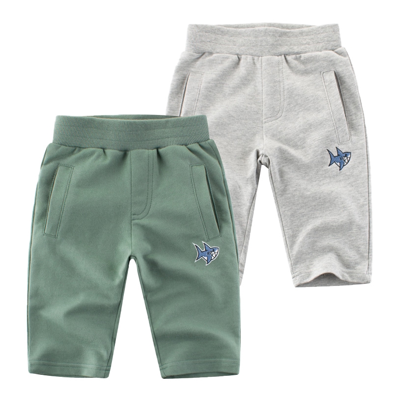 2023 mùa hè mới phong cách hàn quốc trẻ em thời trang thông thường quần thể thao bé trai quần short cotton