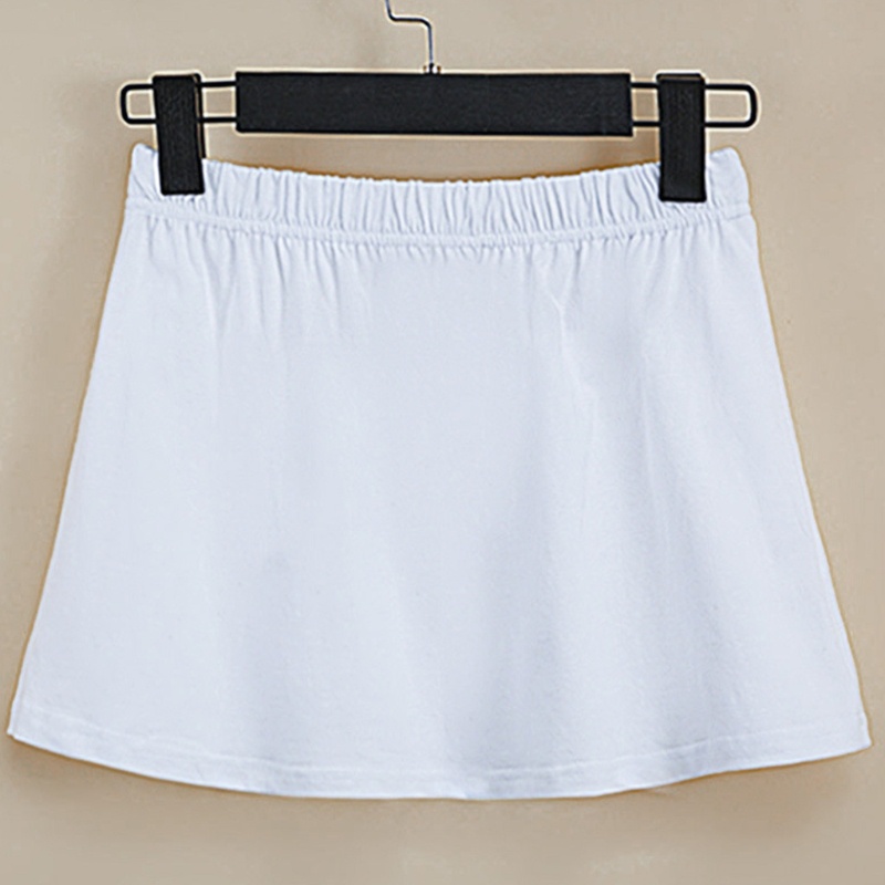 Mary Áo Sweater Mùa Đông Viền Giả Hai Lớp Màu Trơn Xòe Giả Tháp Quét Một Nửa Thân Dài Xẻ Tà Mini Ski