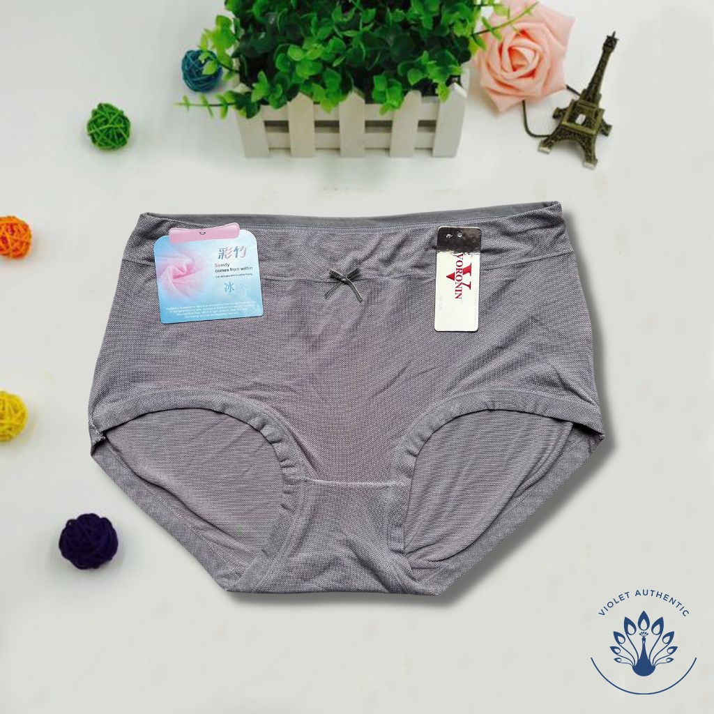 Quần lót nữ bigsize muối tiêu lưng cạp cao chất đẹp co dãn tốt form to cho người béo mập 50-80kg Q528