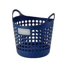 Giỏ nhựa mềm Nhật Bản Como 39x38x41,5cm - Xanh dương (TAnh)