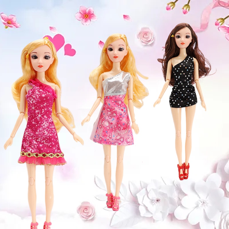 Đầm Công Chúa Nhiều Kiểu Dáng Cho Búp Bê Dài 30cm