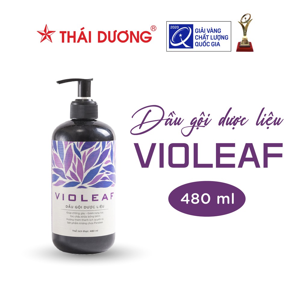 Dầu gội thảo dược Violeaf - Sao Thái Dương chai 480 ml
