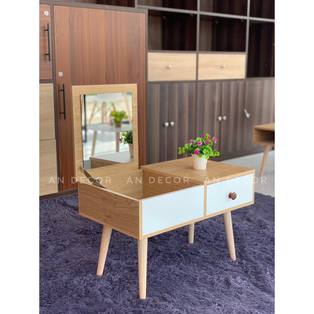 Bàn trang điểm ngồi bệt Mini Gỗ - Hàng Xuất Khẩu- Bảo hành 1 năm. | BigBuy360 - bigbuy360.vn