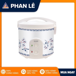 Nồi cơm điện nắp gài sharp ks-183tjv-ch/cr