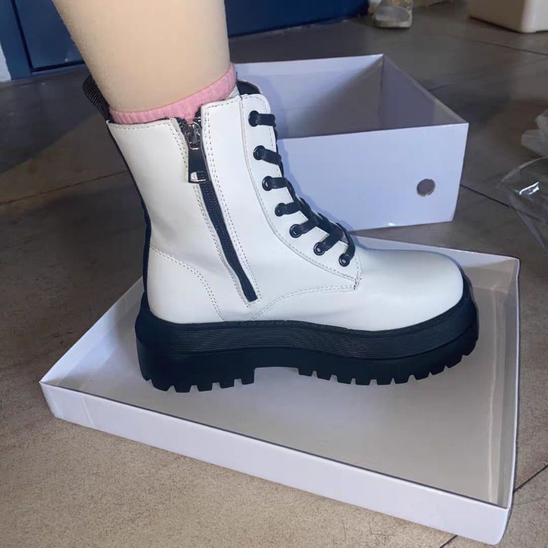 (HÀNG LOẠI XỊN, SẴN 1 SỐ SIZE) Giày BOOT Nữ Đế 7 phân Khoá Kéo Xịn Xò Phong cách Hàn Quốc | BigBuy360 - bigbuy360.vn