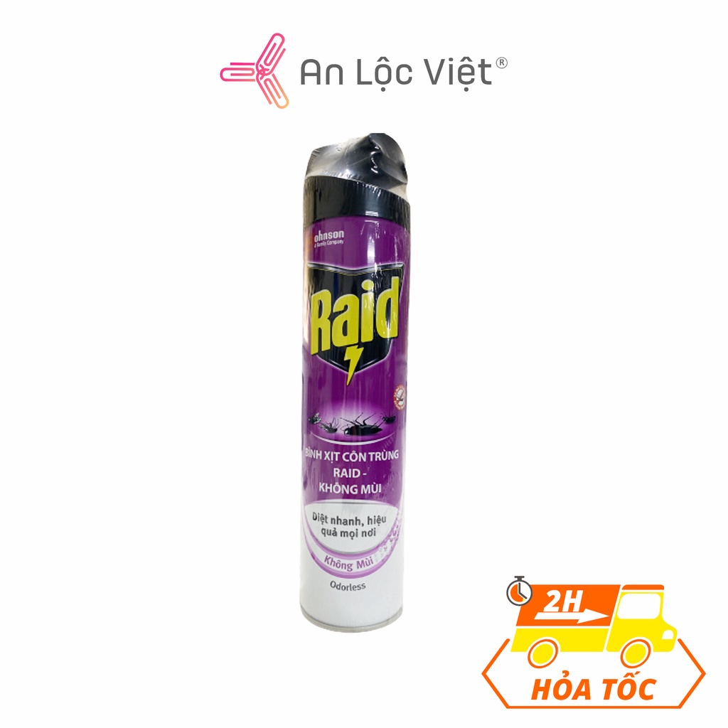 Chai xịt muỗi RAID 600ml Hương cam chanh