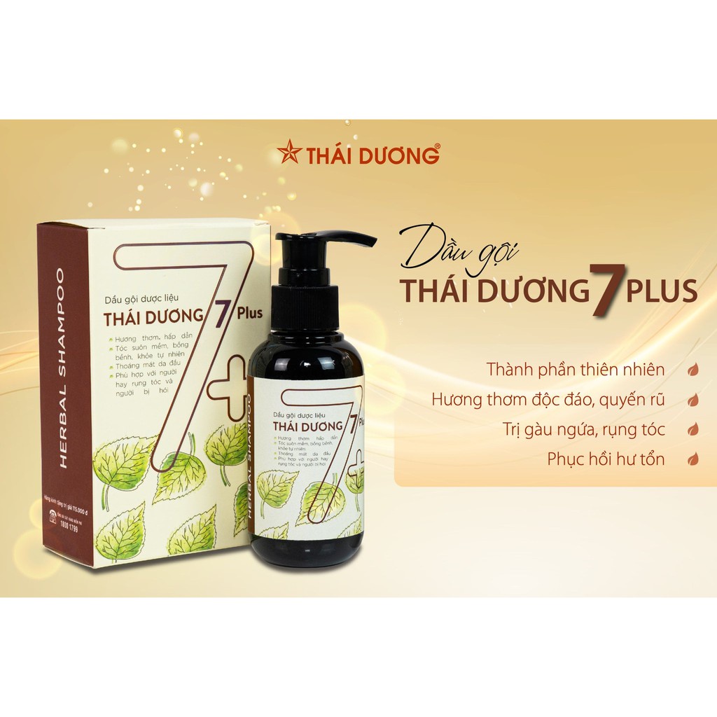 Dầu gội Thái Dương 7 plus 100ml