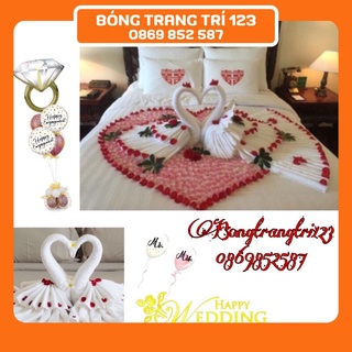 (Hấp Dẫn: Tặng gói 100 cánh hoa) Combo 4 Khăn Gấp Thiên Nga ( đã gấp sẵn) Có Thể Tái Sử Dụng