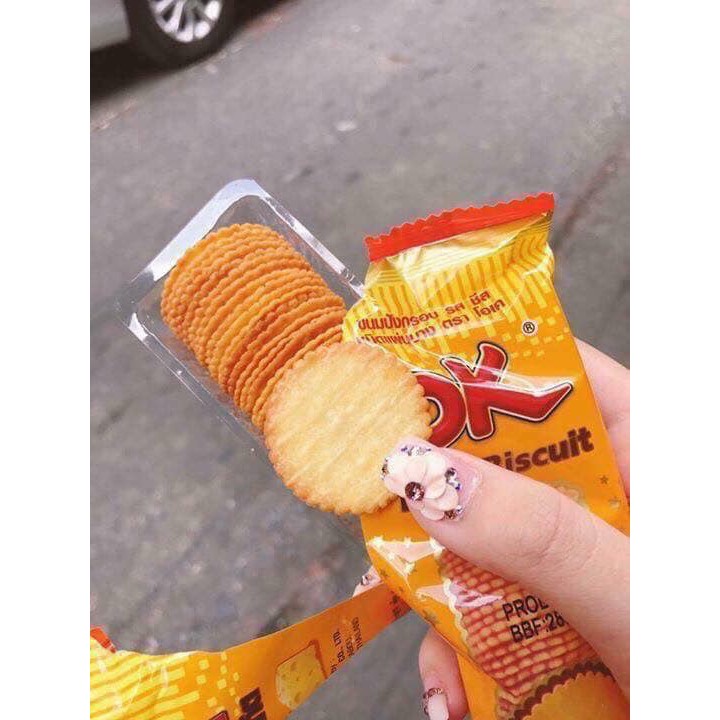 Bánh quy đồng tiền OK Thái Lan siêu hot hit đủ vị (OK Thin Biscuit 1pack ~ 30gram) | BigBuy360 - bigbuy360.vn