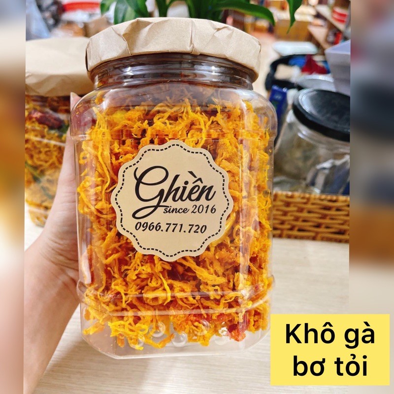 Khô gà lá chanh, khô gà bơ tỏi loại 1KG, đồ ăn vặt Sài Gòn