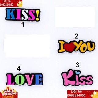 Nút cài dép jibbitz-charm-icon-sticker Cute (A271-A290). Shop ship từ 10 sản phẩm trở lên
